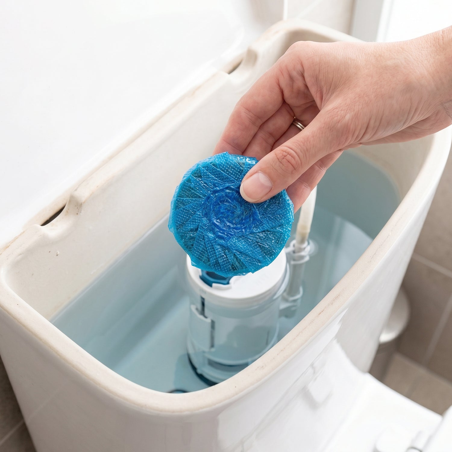 Automatic Flushing Toilet Cleaner  Long-lasting Freshening Solution