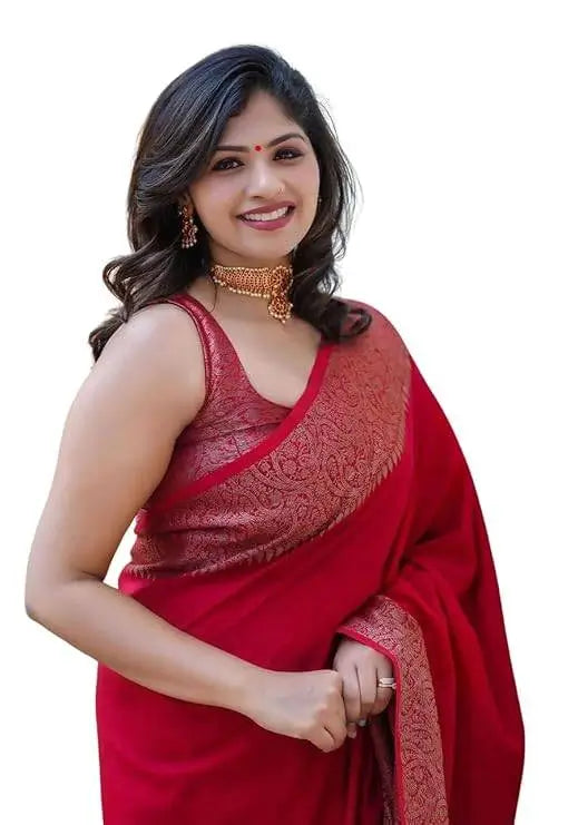 Jacquard Saree  Emerald Elegance Collection