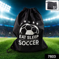 7603 Sport Bag Drawstring Backpack Sports Water Resistant String Bag Sport Gym Sack Pack For Women Men Large