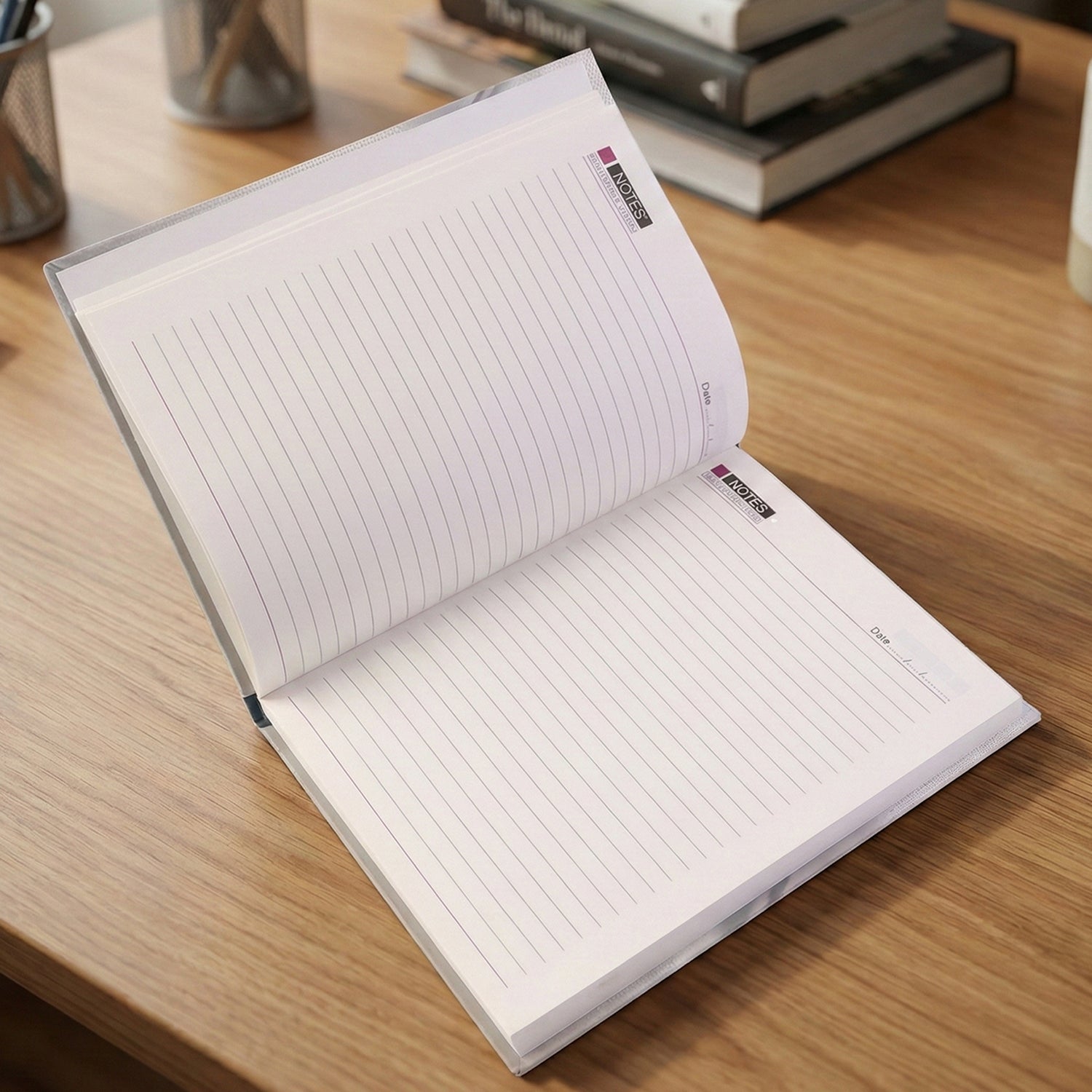 Hardbound Ruled Notebook (1 Pc  100 Pages  240x180mm)
