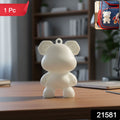 Cute Bear Shape Mini Figure Keychain (1 Pc)
