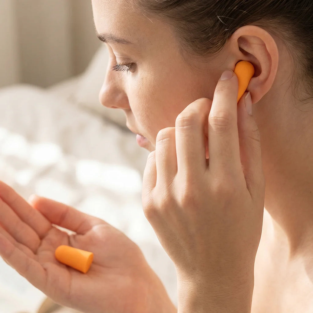 Soft Foam Noise-cancelling Earplugs 4 Pairs