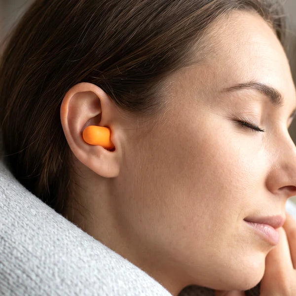Soft Foam Noise-cancelling Earplugs 4 Pairs