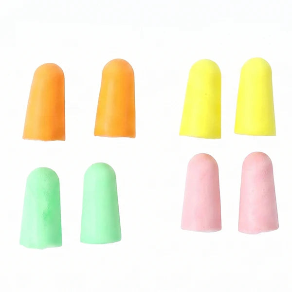 Soft Foam Noise-cancelling Earplugs 4 Pairs