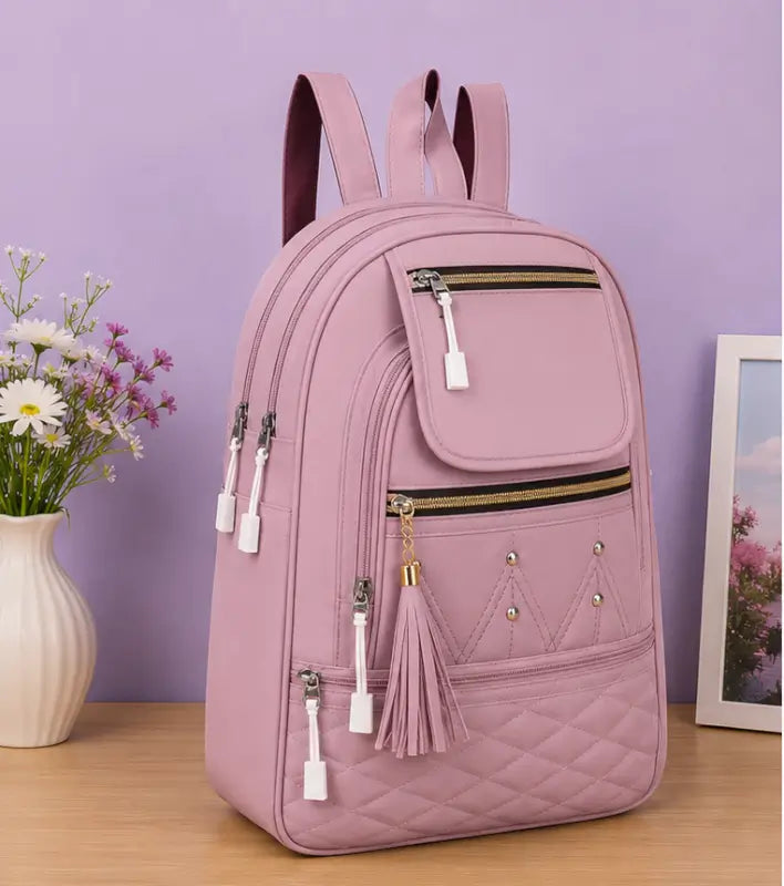 Women's PU Leather Handbag – Stylish Multi-Compartment Shoulder Tote Bag for Office, Travel & Daily Use