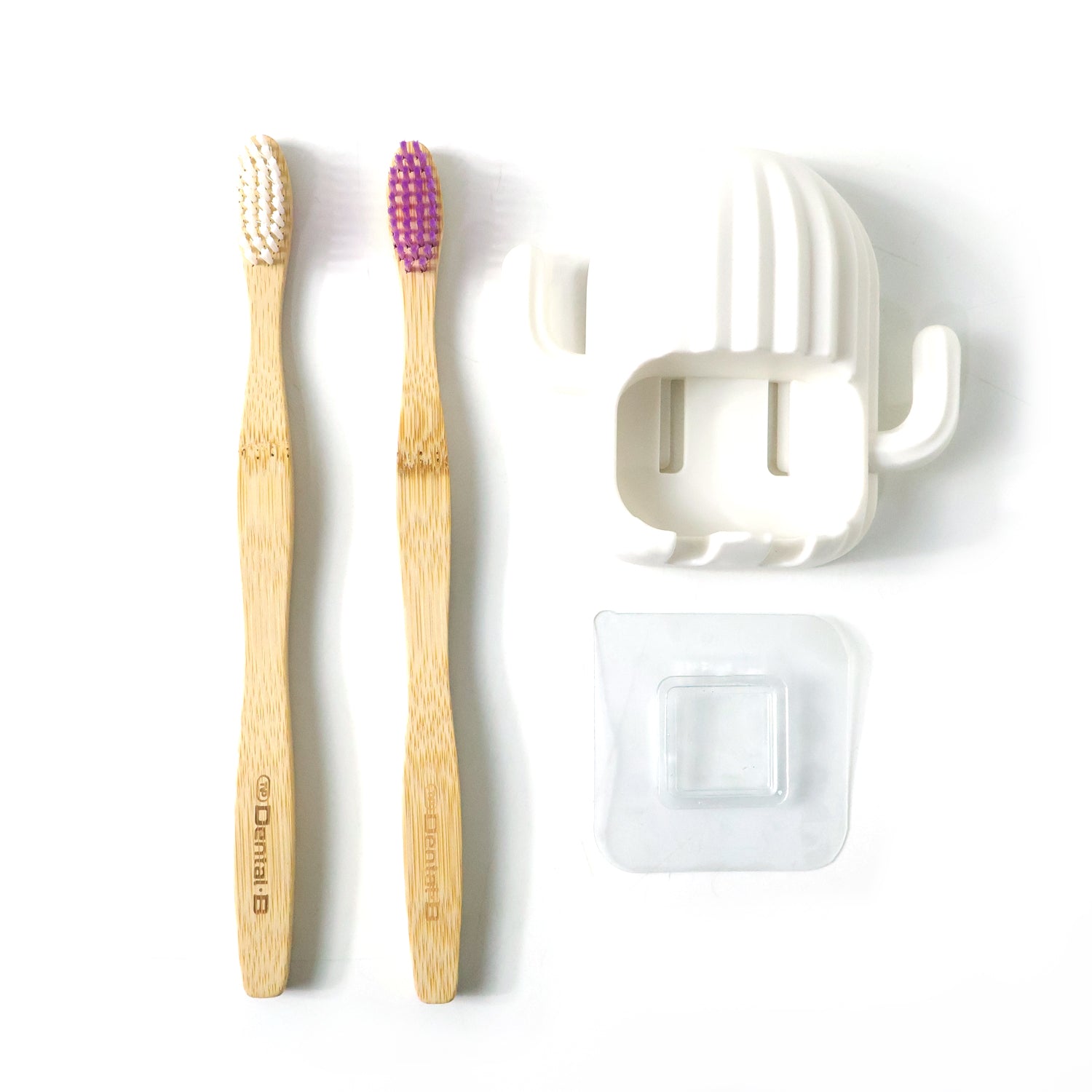 Premium Wall Mounted Toothbrush Holder Set (1 Set)