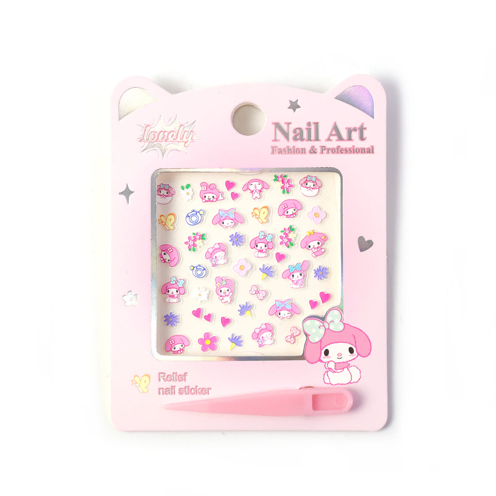 Cute Cartoon Nail Art Sticker Set (1 Set)