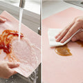 Transparent Plastic Fridge Mat 45 X 29 Cm (4 Pc)