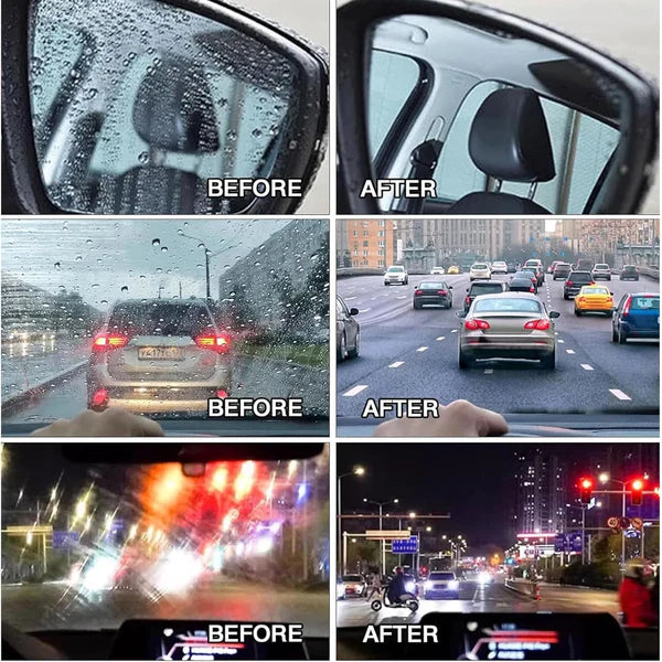 2-in-1 Car Oil Film Cleaning Brush