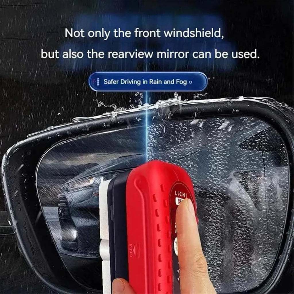 2-in-1 Car Oil Film Cleaning Brush