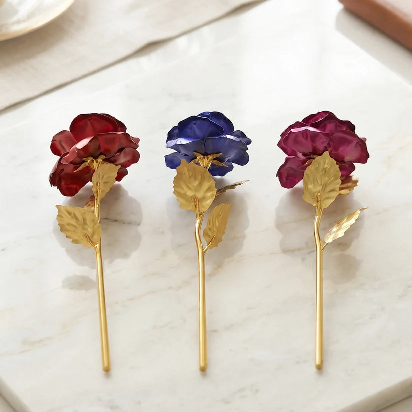 Golden Rose Used In All Kinds Of Places Like Household Offices Cafes Etc. For Decorating And To Look Good Purposes And All.