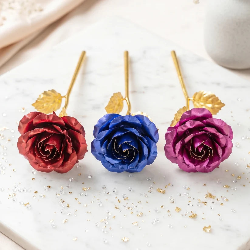 Golden Rose Used In All Kinds Of Places Like Household Offices Cafes Etc. For Decorating And To Look Good Purposes And All.
