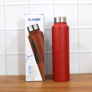 1000 Ml Stainless Steel Water Bottle Red Color (02 Pc)