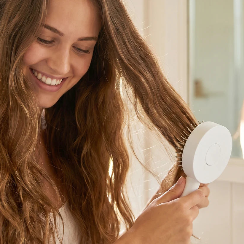 Air Cushion Massage Brush Airbag Massage Comb With Long Handle Self-cleaning Hair Brush Detangling Anti-static For All Hair