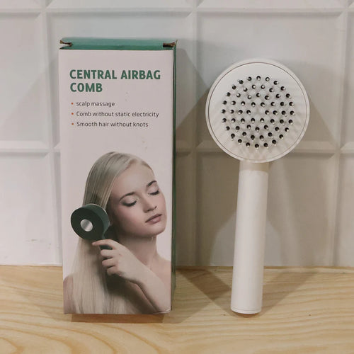 Air Cushion Massage Brush Airbag Massage Comb With Long Handle Self-cleaning Hair Brush Detangling Anti-static For All Hair