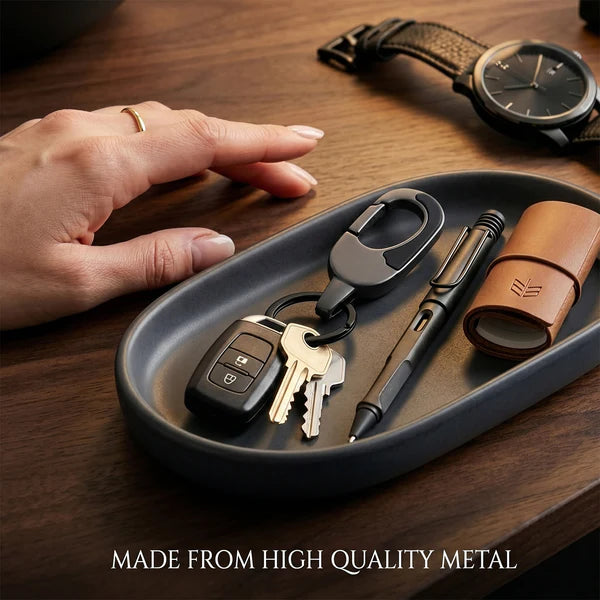 Premium Metal Keychain For Car And Bike Key Holder (Pack of 02)