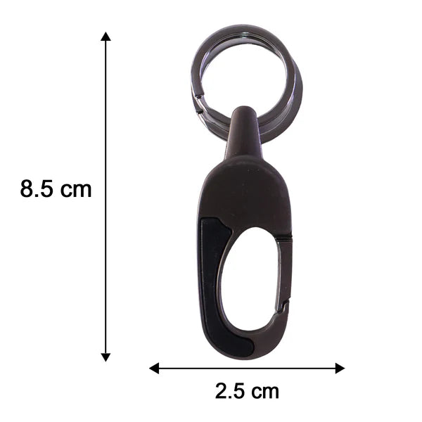 Premium Metal Keychain For Car And Bike Key Holder (Pack of 02)