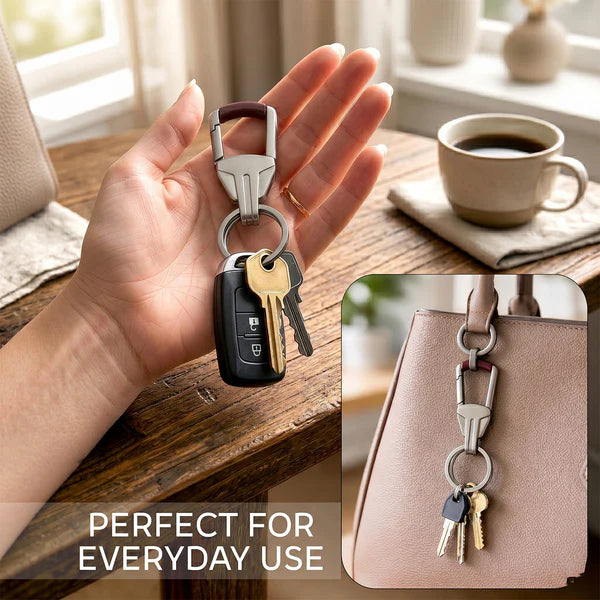 Heavy Duty Metal Key Holder Carabiner Clip Keychain (1 Pc)