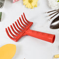 Heavy Duty Plastic Garden Hand Rake  9-tooth Cultivator Tool (1 Pc)