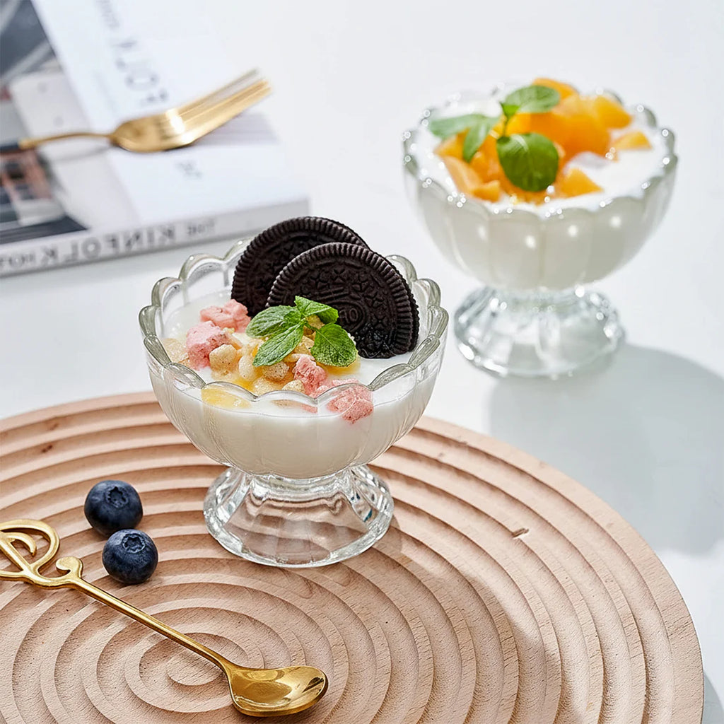 Serving Dessert Bowl Ice Cream Salad Fruit Bowl - 6pcs Serving Dessert Bowl Ice Cream Salad Fruit Bowl - 6pcs ( Brown Box) - 5341