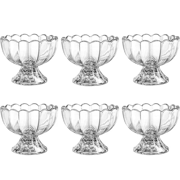 Serving Dessert Bowl Ice Cream Salad Fruit Bowl - 6pcs Serving Dessert Bowl Ice Cream Salad Fruit Bowl - 6pcs ( Brown Box) - 5341