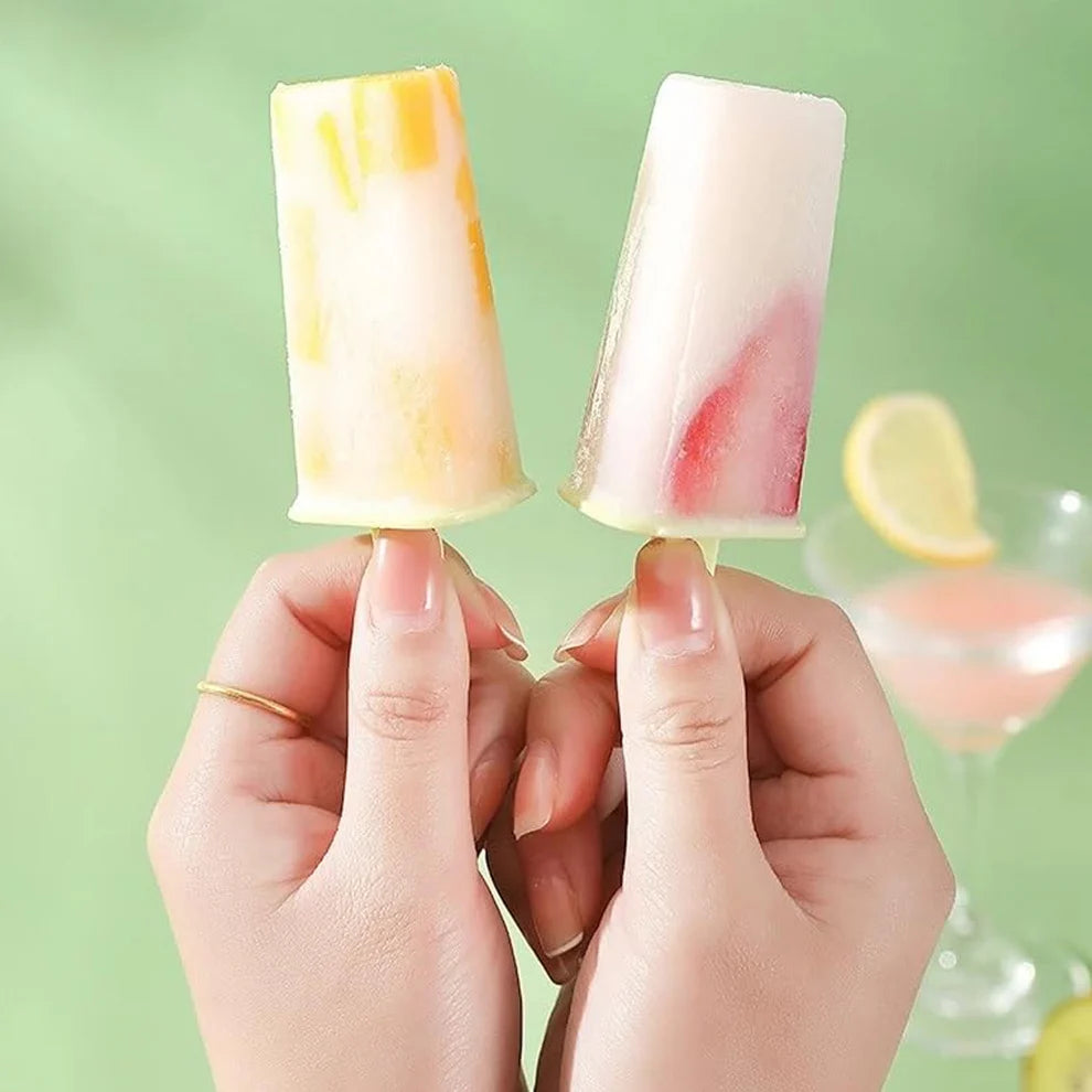 Ice Cream Candy Molds With Sticks Easy Release Summer Party Supplies Popsicles Candy Molds (8 Candy Mold Maker) - 5798
