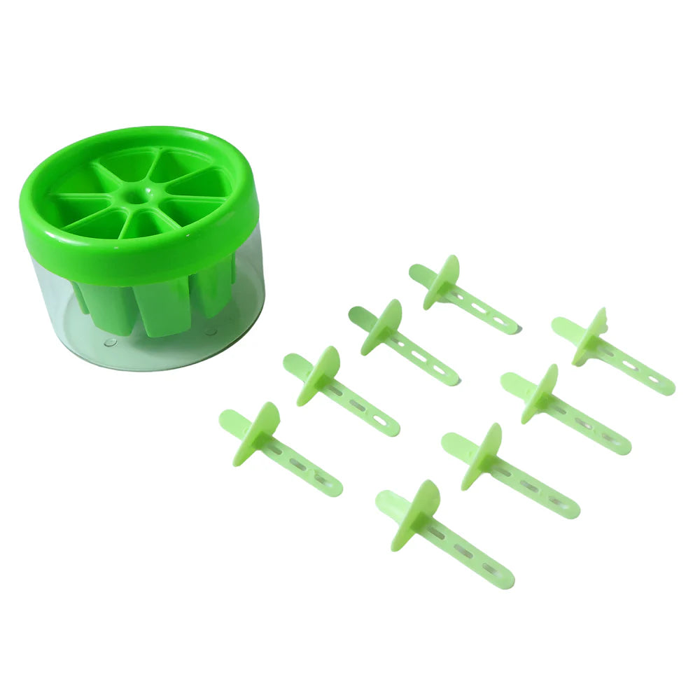 Ice Cream Candy Molds With Sticks Easy Release Summer Party Supplies Popsicles Candy Molds (8 Candy Mold Maker) - 5798