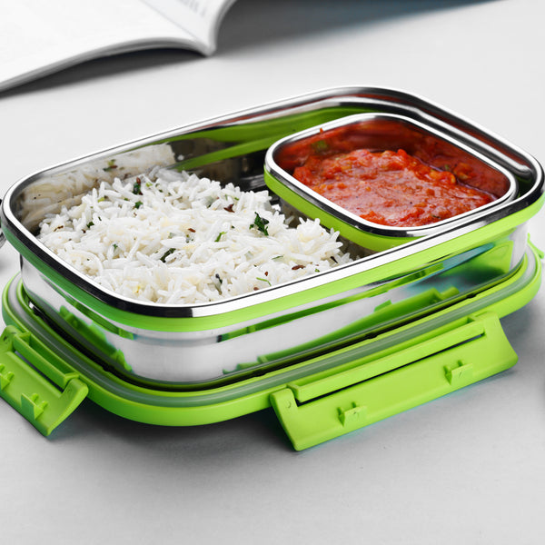 Stainless Steel Lunch Pack For Office  School Use - 8131