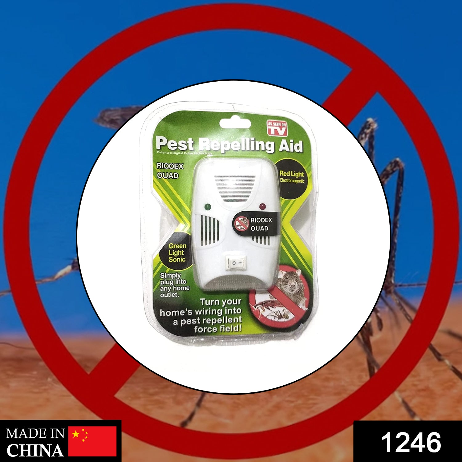1246 Mosquito Repeller Rat Pest Repellent For Rats Cockroach Mosquito Home Pest