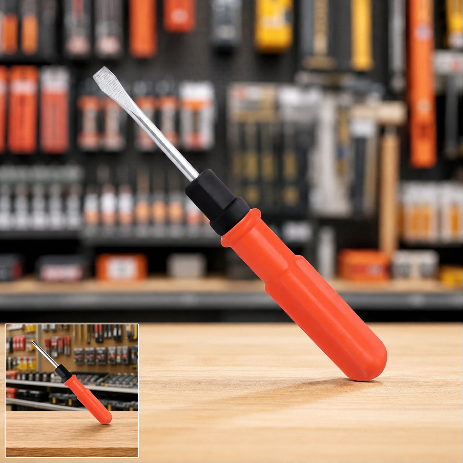 Small 2 In 1 Screwdriver Flathead  Phillips Reversible (1 Pc)