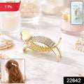 Premium Crystal Studded Hair Claw Clip For Women (1 Pc)