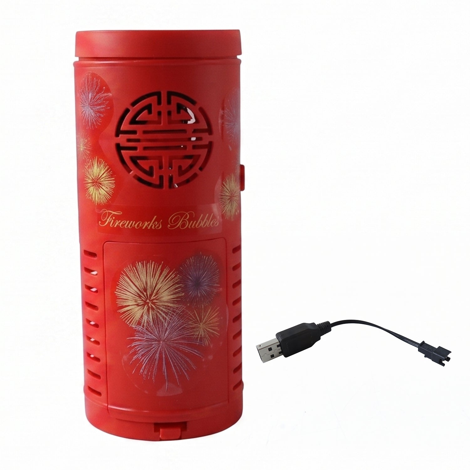 Automatic Bubble Machine Toy With Led Light Effects (1 Set)