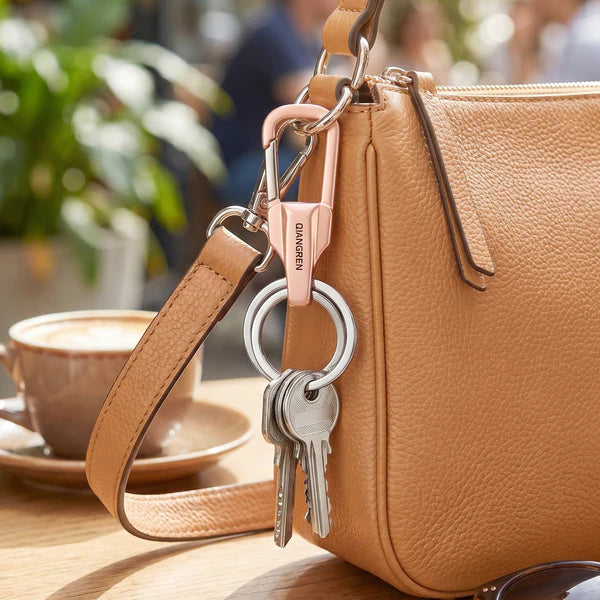 Heavy Duty Keychain Organizer With Quick Release Hook For Keys (1 Pc)