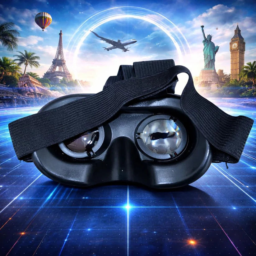 3d Vr Glasses Virtual Reality Goggles Headset For All Smartphonevr Goggles-for 3d Vr Movies Video Games (1 Pc) - 12838