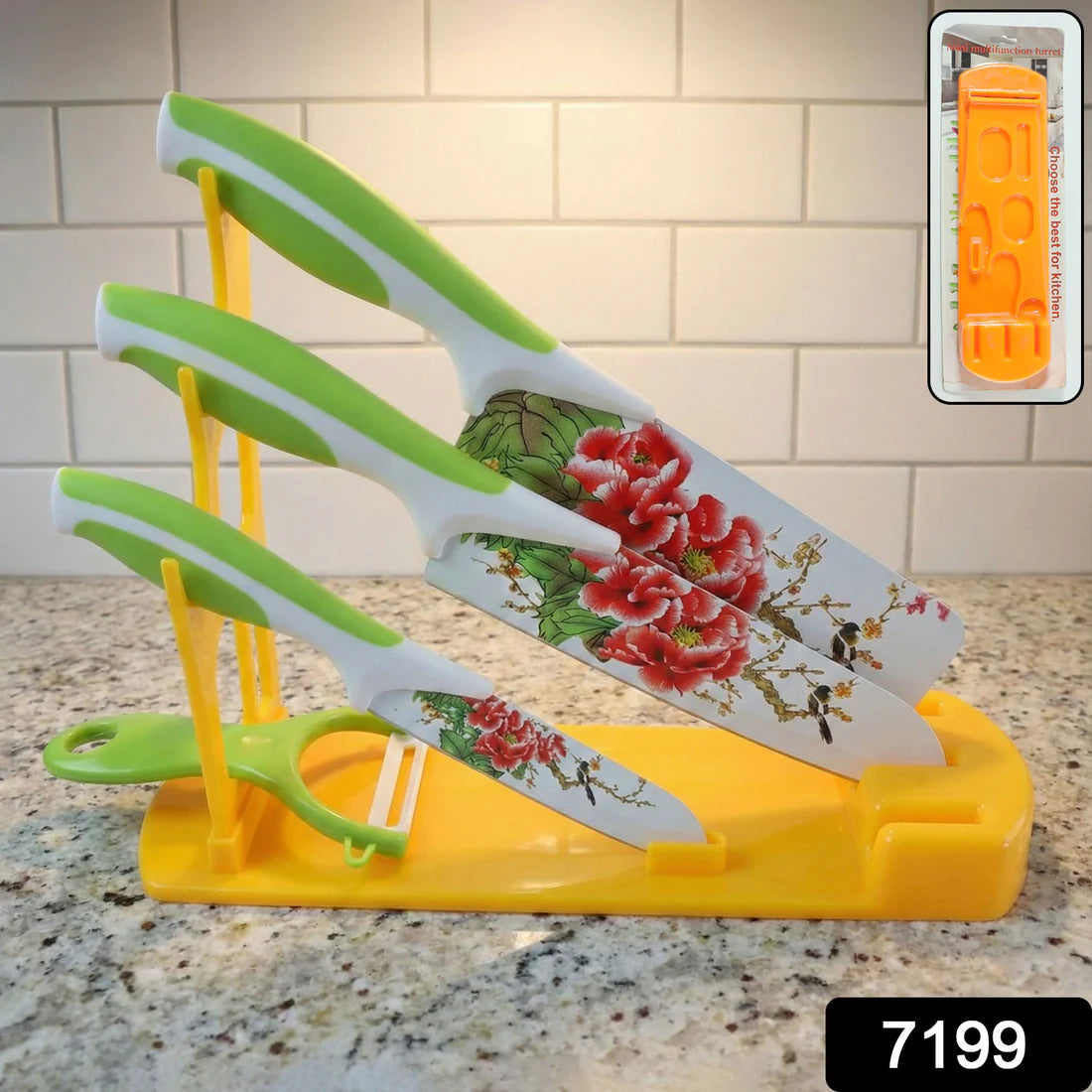 Plastic Kitchen Knife Stand Best Kitchen Knife Stand Multifunction Knife Holder - 7199