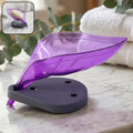 Soap Tray Self Draining Leaf Soap Box Storage Soap Box Rack Leaf Laundry Soap Box With Suction Cup Suitable For Bathroom And Kitchen Plastic Tray Rack (1 Pc) - 1081