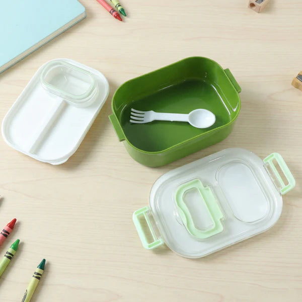 Multi-functional 1 Set Leakproof Lunch Box With Cutlery  Tumbler