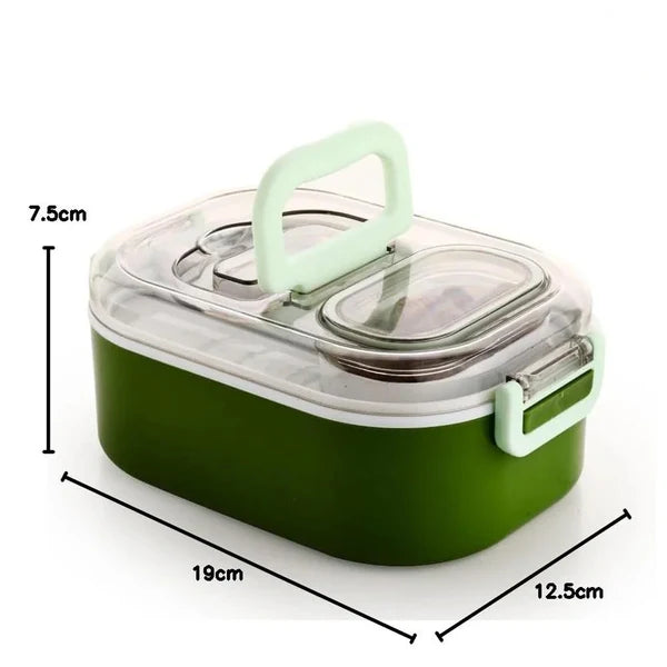 Multi-functional 1 Set Leakproof Lunch Box With Cutlery  Tumbler