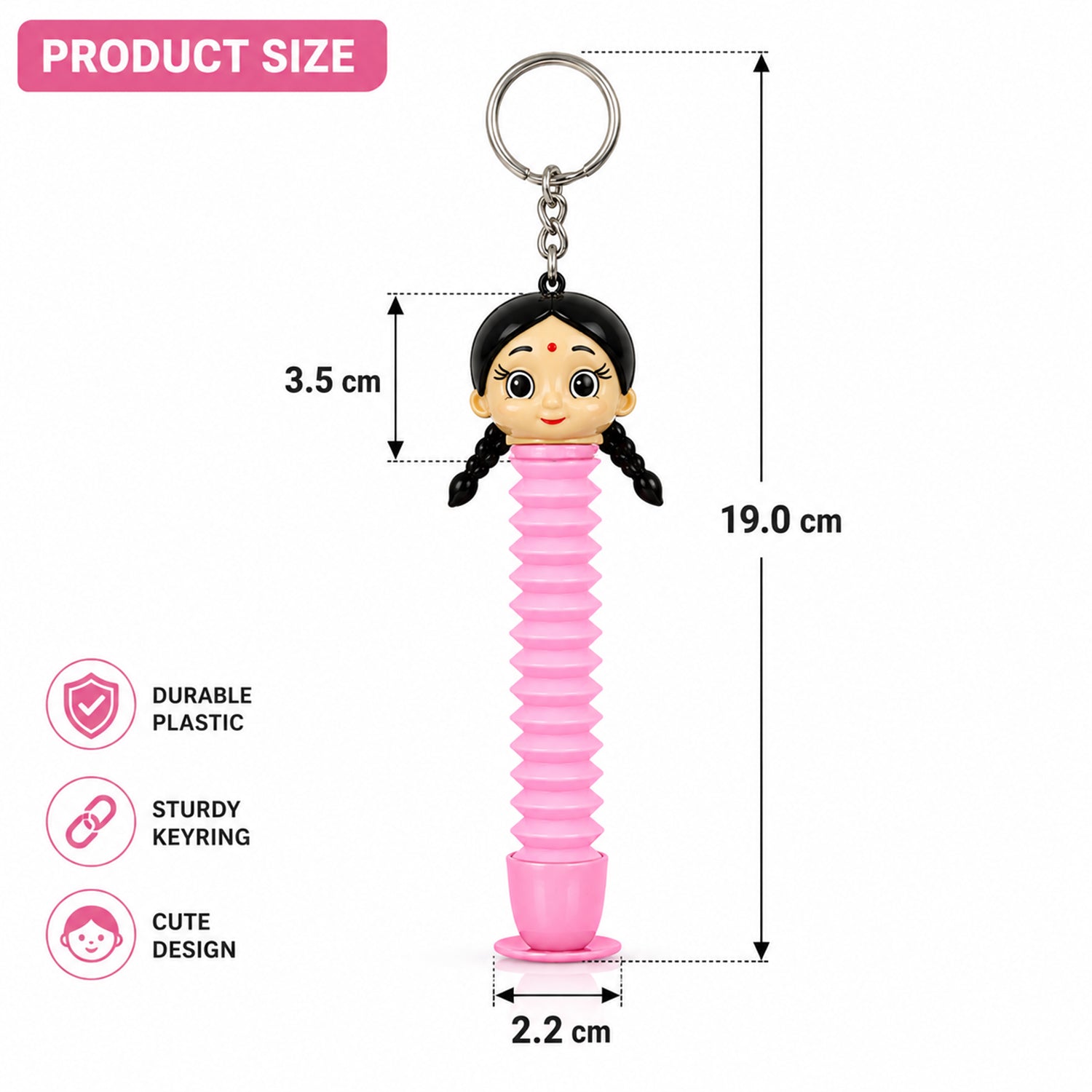 Pop Tube Stretch Cartoon Toy Fun Sensory Fidget Pop Tubes For Kids (1 Pc)