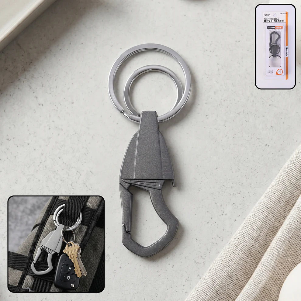 Premium Heavy Duty Metal Key Holder Clip Keychain 1 Pc
