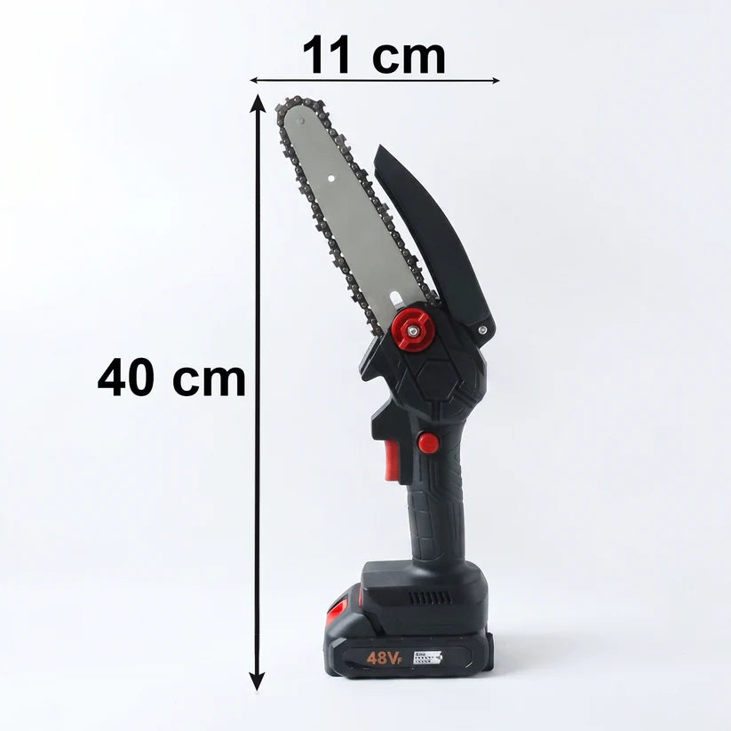 Mini Electric Cordless Chainsaw (1 Set 48v 24 Cm Long)