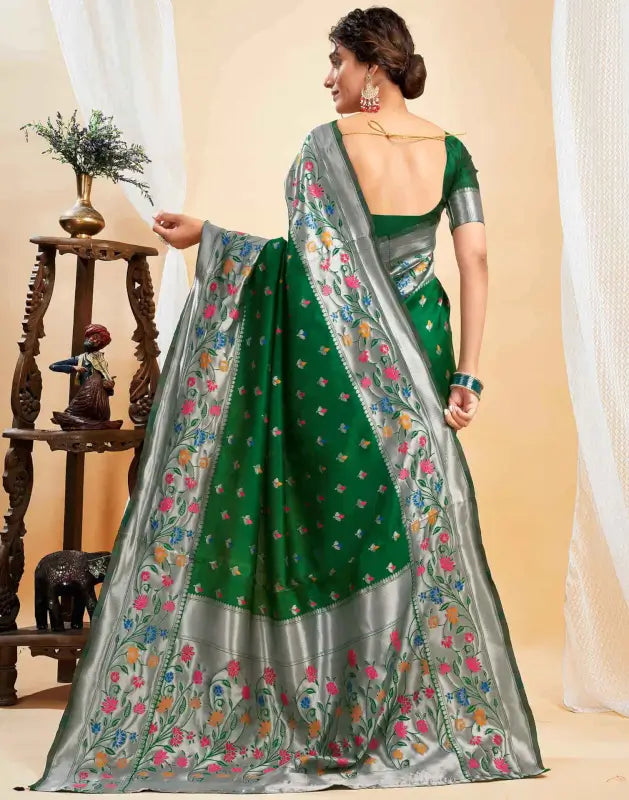 Jacquard Saree  Blooming Elegance Collection