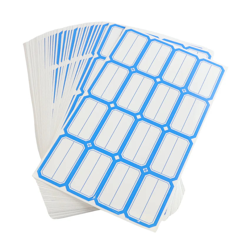 Multipurpose Blank Label Sticker Sheets (50 Sheet Set)