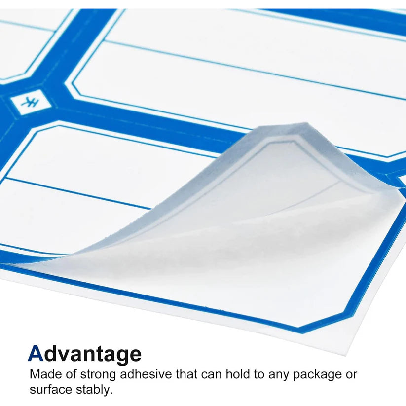 Multipurpose Blank Label Sticker Sheets (50 Sheet Set)