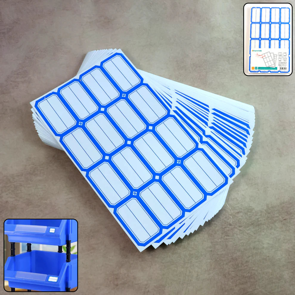 Multipurpose Blank Label Sticker Sheets (50 Sheet Set)