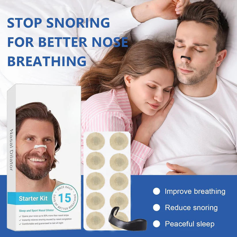 Nasal Strip Starter Kit - Boost Oxygen Intake Reduce Snoring (1 Set)