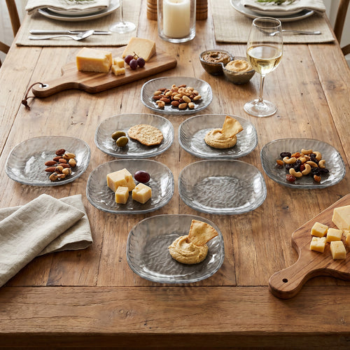 9 In 1 Plastic Snack Serving Plates (1 Set)