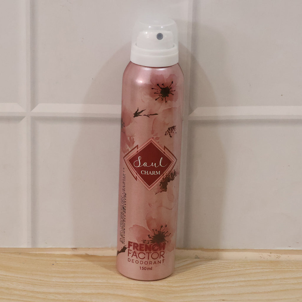 French Factor Soul Charm Deodorant Body Spray (1 Pc 150 Ml)