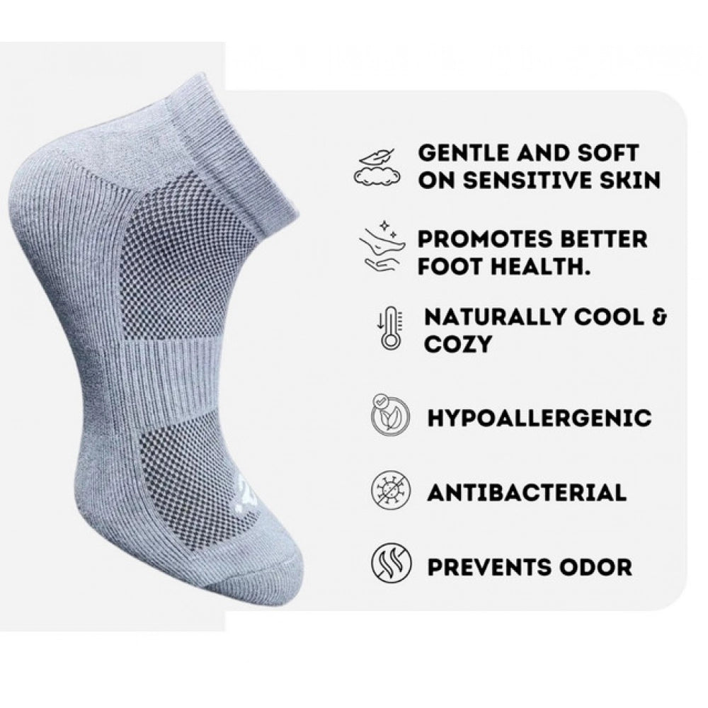 3_Pair Set Unisex Casual Cotton Printed Low Cut Socks (Multicolor)
