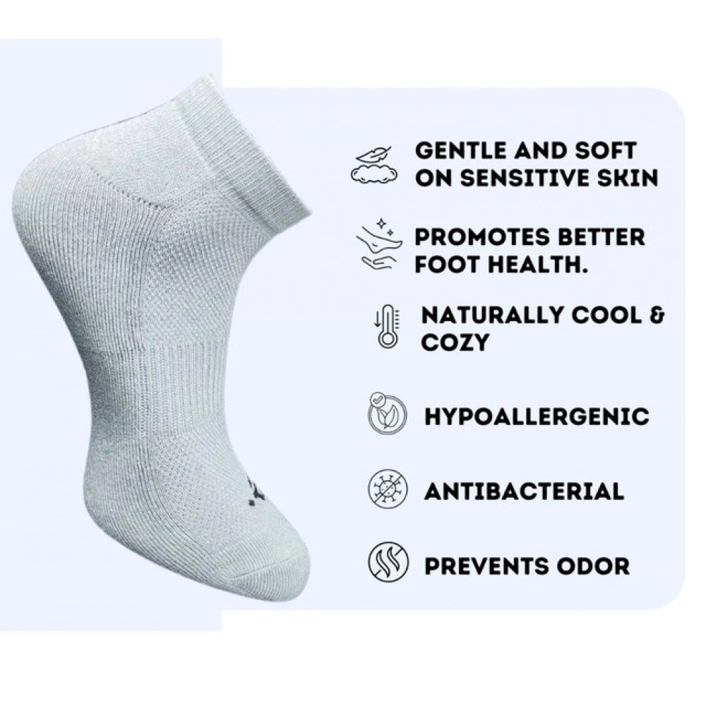 3_Pair Set Unisex Casual Cotton Printed Low Cut Socks (Multicolor)